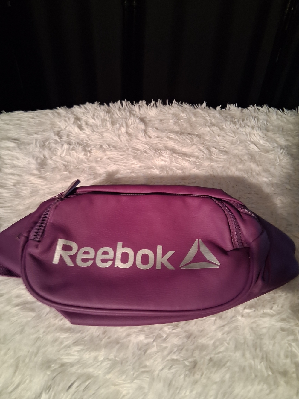 Reebok Purple Logo Fanny Pack